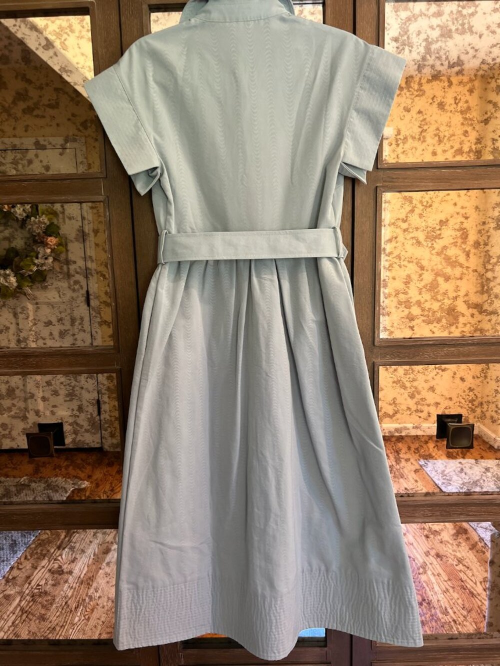 NWT Tuckernuck Slate Blue Chloe Dress | Size S | Belted Midi - Picture 4 of 6